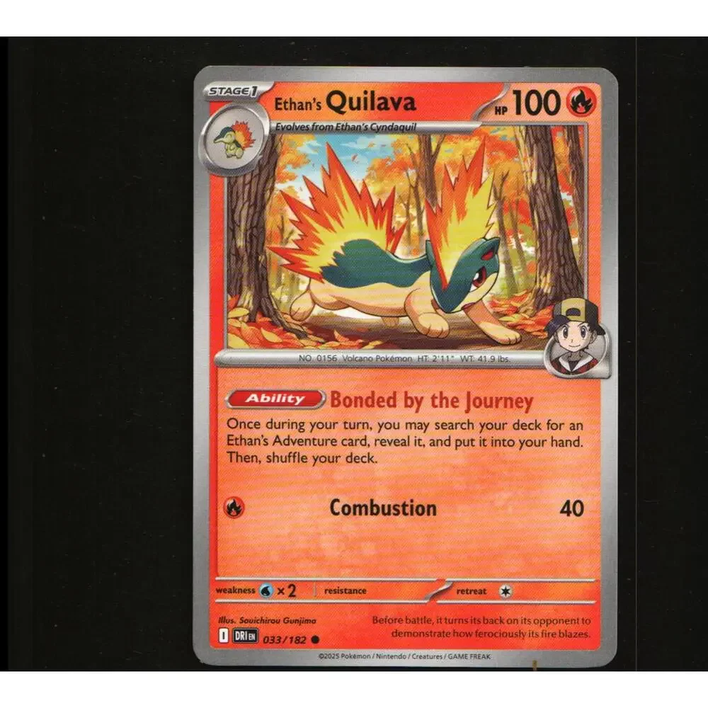 Ethan’s Quilava 082/182 Pokémon Card – Bonded by the Journey & Combustion pok4